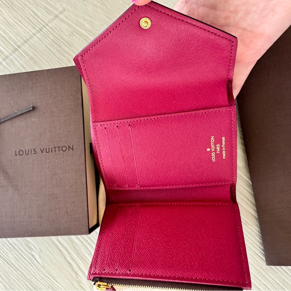 Louis Vuitton Victorine Wallet in Monogram Fuschia - Picture 5 of 12